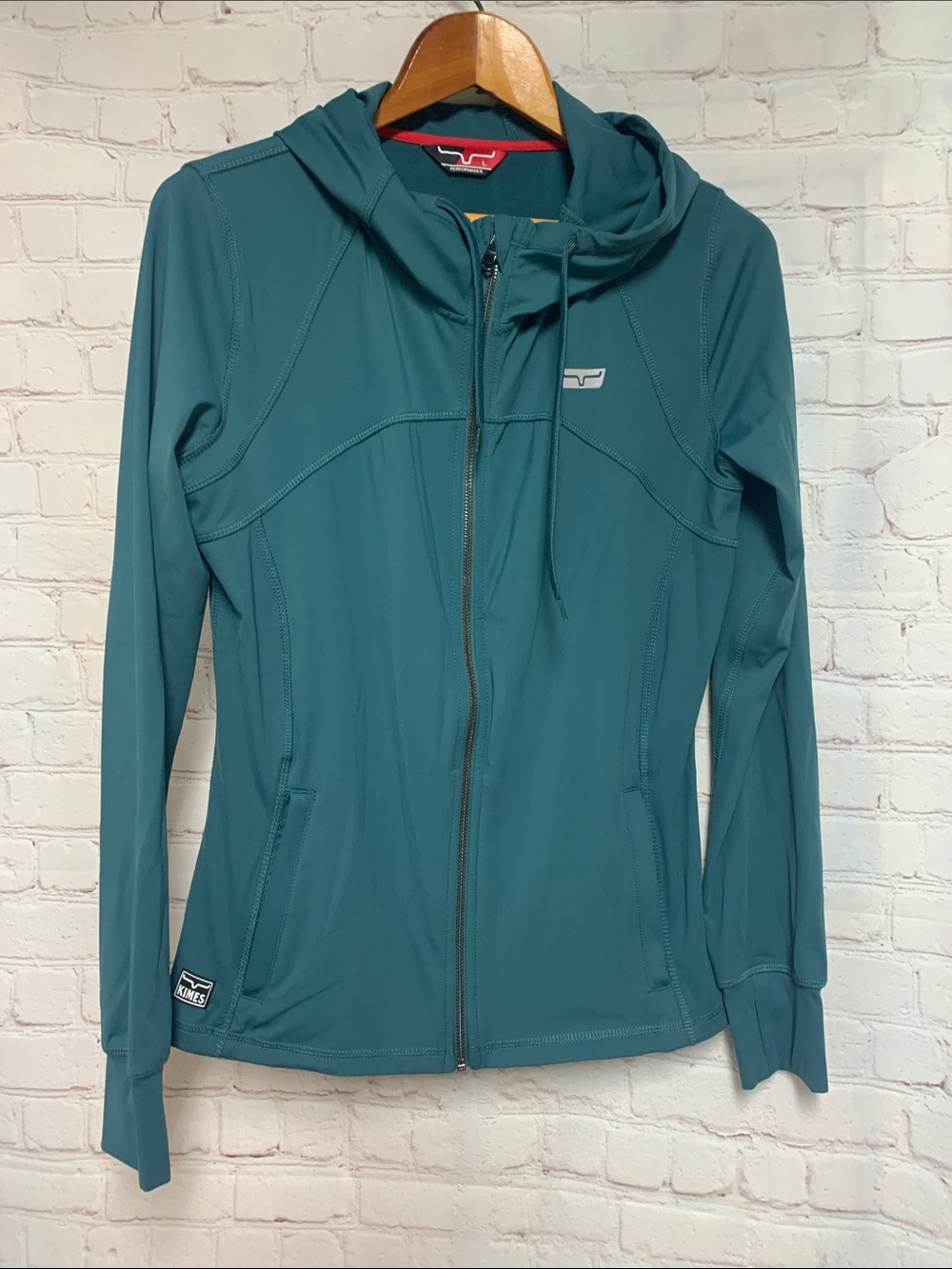 Kimes Ranch Performance Jacket in Teal Size L